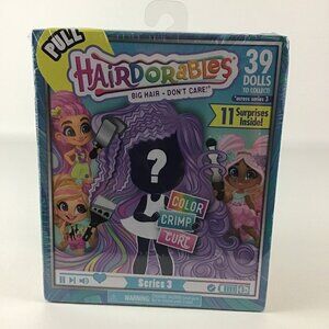Hairdorables Big Hair Don't Care Series 3 Color Crimp Curl Doll Surprises New